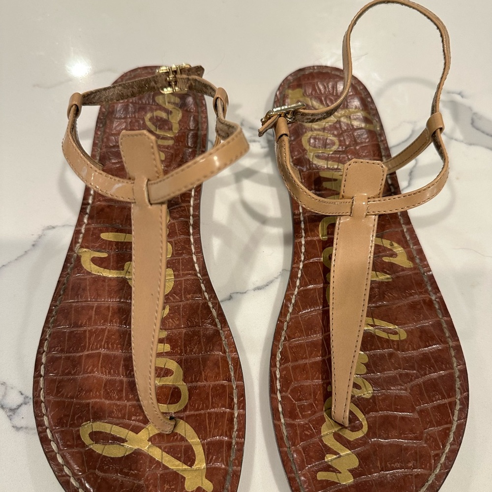 Sam Edelman Tan Leather Sandals